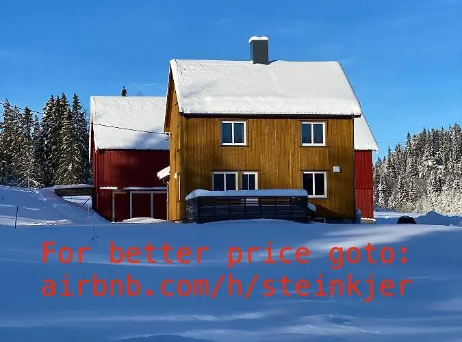 Fjellstad Gard - 2 Minutes From E6 And 5 Minutes Drive From City * Steinkjer
